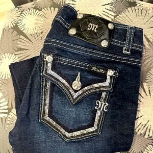 Miss Me jeans. Size 27 US. Stretch fabric. Never warn.